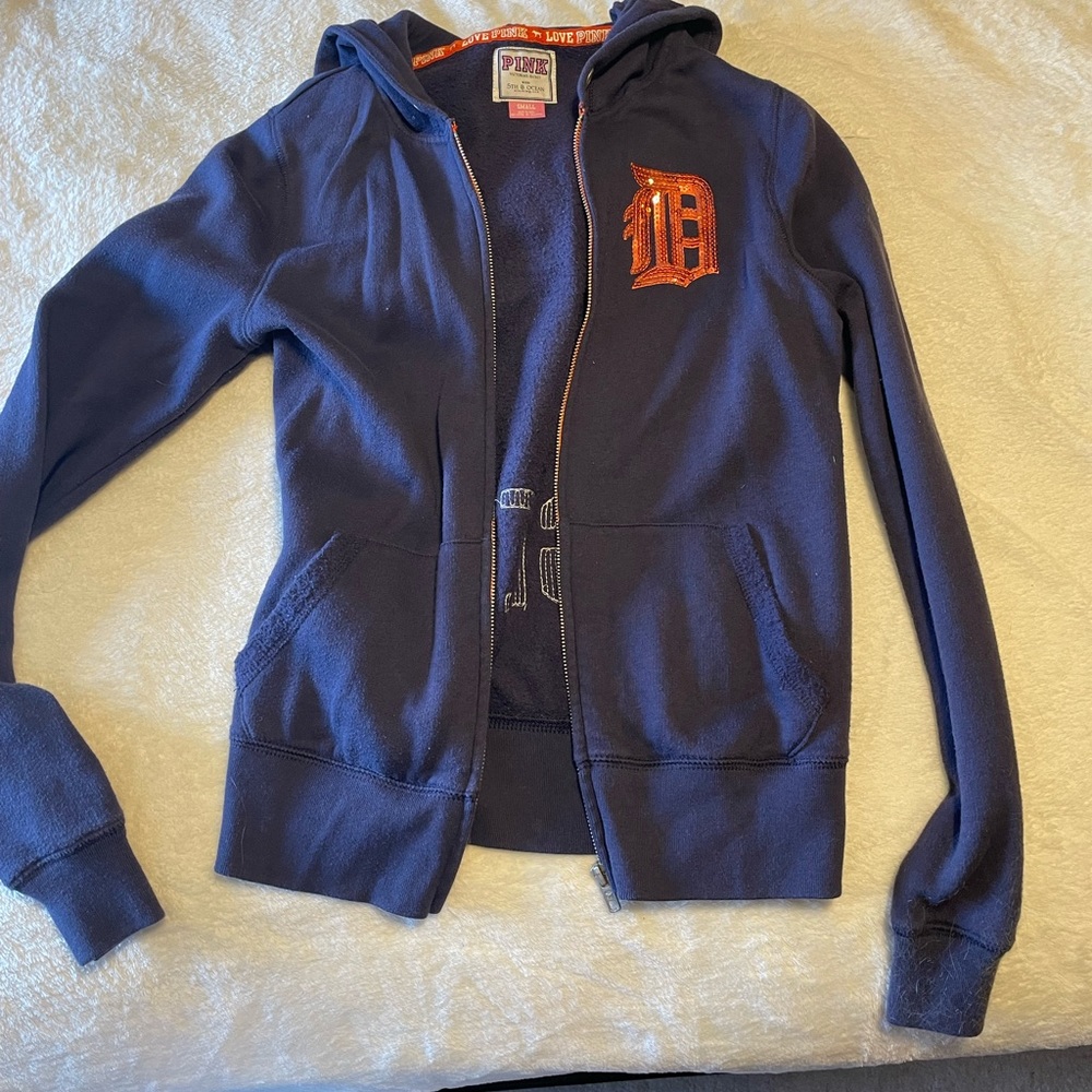 PINK Detroit tigers jacket
